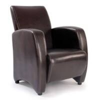 Nautilus Armchair Fixed Armrest Brown 110 kg DPA7790/BW