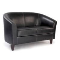 Nautilus Sofa Fixed Armrest Brown 110 kg DPA7782/BW