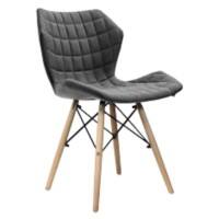 Nautilus Chair Fabric Fixed Armrest Grey 110 kg BCF/B570/GY