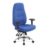 Nautilus Designs Ltd. 25 Hour Synchronous Operator Chair with Fabric Upholstery and Chrome Base