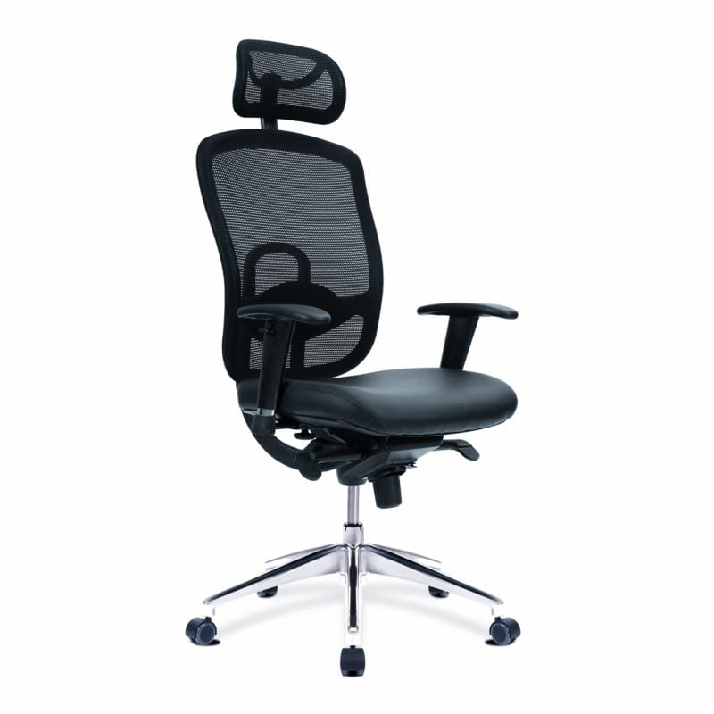 Nautilus High Back Executive Armchair, Black