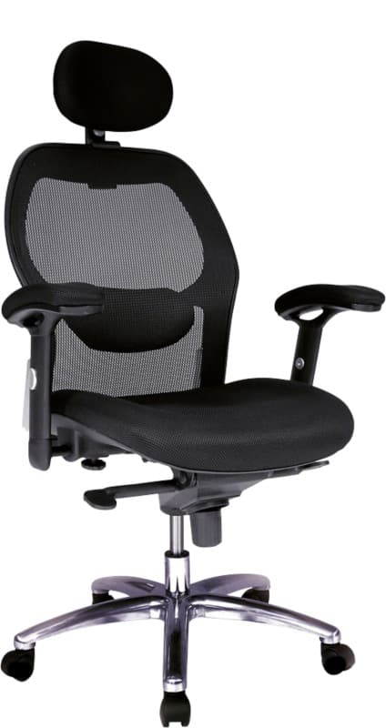 Nautilus Office Chair Mesh Height-Adjustable Armrest Black 110 kg