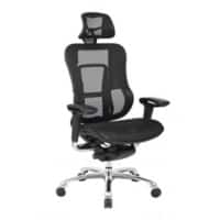 Nautilus Office Chair Mesh Height-Adjustable Armrest Black 154 kg BCM/H222/BK