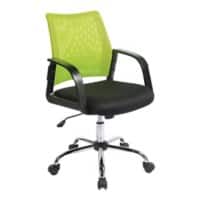 Nautilus Operator Chair Basic Tilt Mesh Fixed Armrest Green 110 kg BCM/F1204/GN
