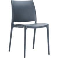 Chair Spice Side Indoor and Outdoor Black 440 x 500 x 810 mm Pack of 2