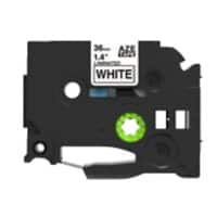 Rillstab Compatible Brother TZe-261 Label Tape Self Adhesive Black Print on White 36 mm x 8m