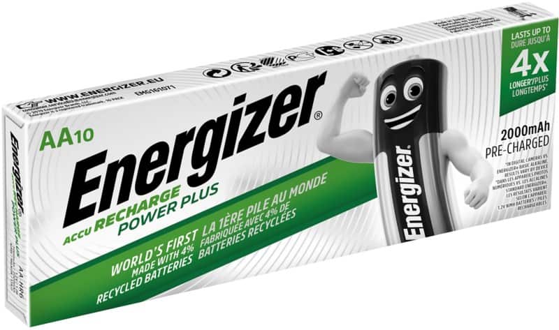 Energizer Batteries AA 4 mAh Alkaline Pack of 10