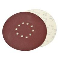 Faithfull 29611 Sanding Disc 225mm Brown Pack of 10