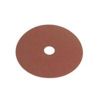 Faithfull 29598 Fibre Backed Sanding Disc 40G Coarse 115 mm Brown Pack of 25