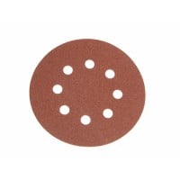 Faithfull FAIAD11580 Fibre Backed Sanding Disc 80G Coarse Medium 115mm Brown Pack of 25