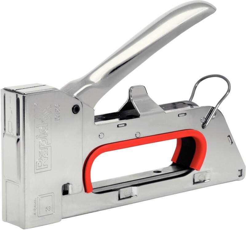 Rapid PRO Staple Gun R153 20511050 Full Strip Silver 53/4 - 53/8 Metal