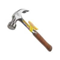Estwing E20C Curved Claw Hammer 567g Leather Grip, Steel
