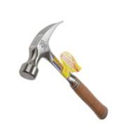 Estwing E20S Straight Claw Hammer 567g Leather Grip, Steel