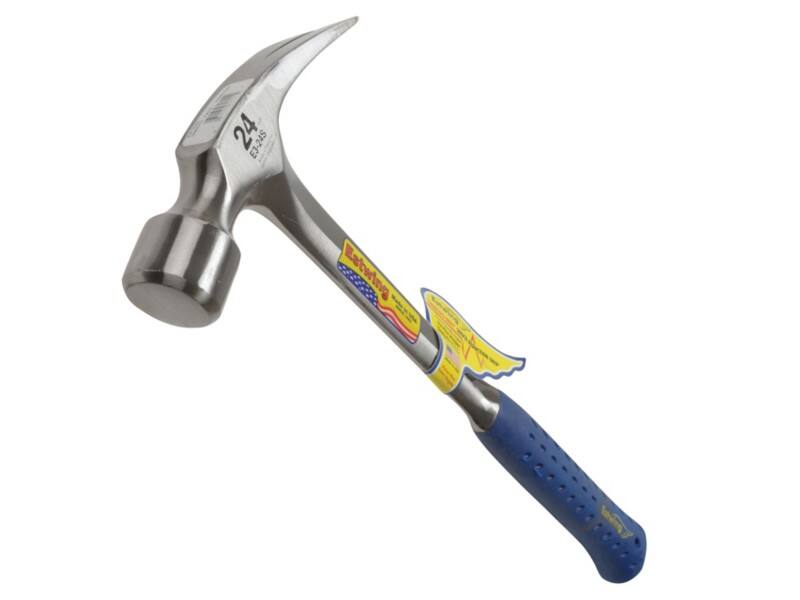 Estwing E3/24S Straight Claw Hammer 680g Vinyl Grip, Steel