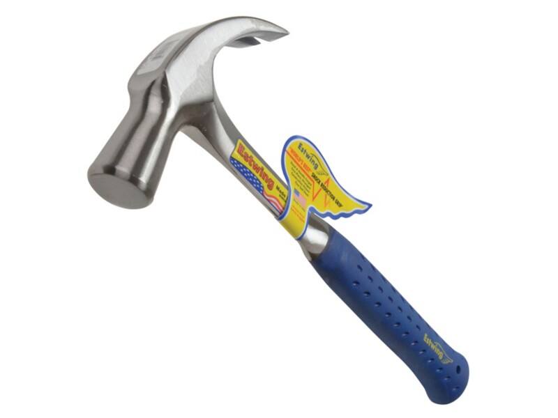 Estwing E3/28C Curved Claw Hammer 680g Vinyl Grip, Steel