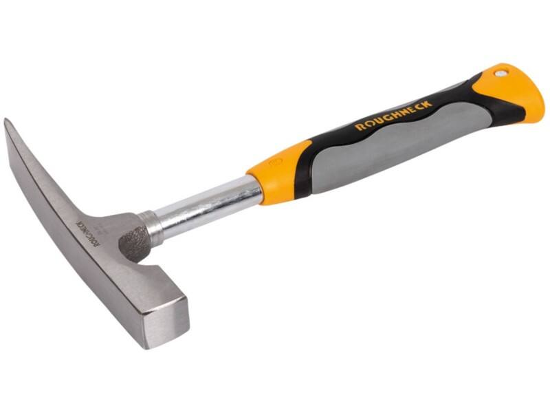 Roughneck 61-624 Bricklayers Hammer Tubular Steel with TPR grip