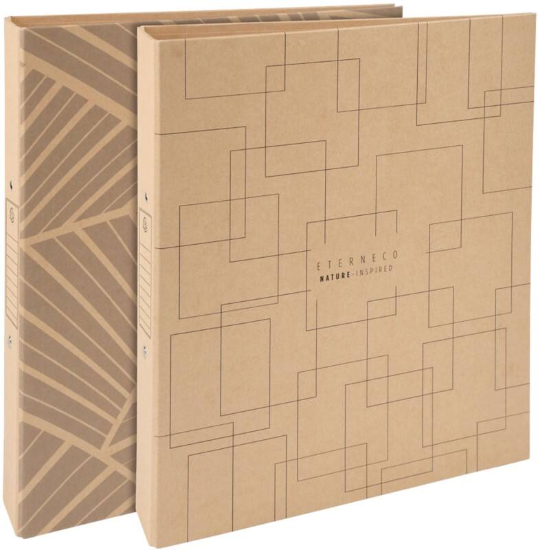 Exacompta 30 mm Ring Binder Cardboard, Paper 2 Rings Assorted 54947E Pack of 10