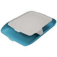 Leitz Cosy Letter Tray 5259 With Desk Organiser A4 Blue 27.4 x 39.1 x 6.2 cm