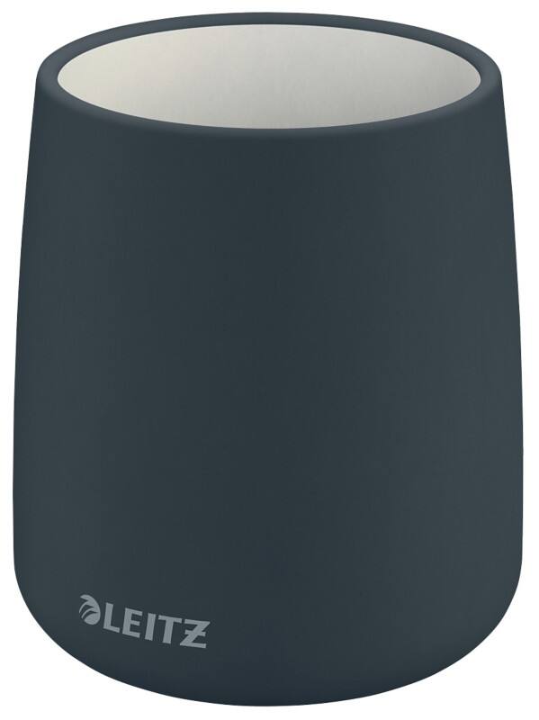 Leitz Pencil Pot Cosy Ceramic Velvet Grey 108 x 87 x 87 mm