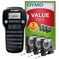 DYMO Handheld Label Printer LabelManager 160 QWERTY with 3 Tapes Included