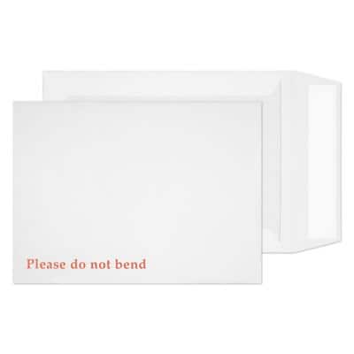 Purely Packing Vita Non Standard Board Back Envelopes Plain Peel & Seal 178 x 241mm 120 gsm White Pack of 125
