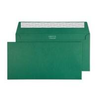 Creative Coloured Envelopes DL+ 229 (W) x 114 (H) mm Adhesive Strip Green 120 gsm Pack of 500
