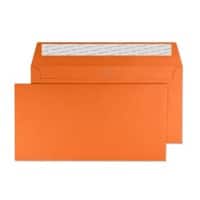 Creative Coloured Envelopes DL+ 229 (W) x 114 (H) mm Adhesive Strip Orange 120 gsm Pack of 500