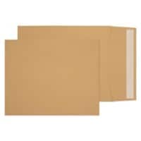 Purely Gusset Envelopes 12X10 Peel & Seal 305 x 250 x 25 mm Plain 140 gsm Manilla Pack of 125