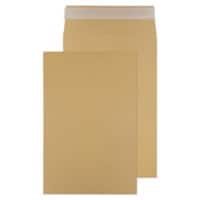 Purely Gusset Envelopes 15X10 Peel & Seal 381 x 254 x 25 mm Plain 140 gsm Manilla Pack of 125