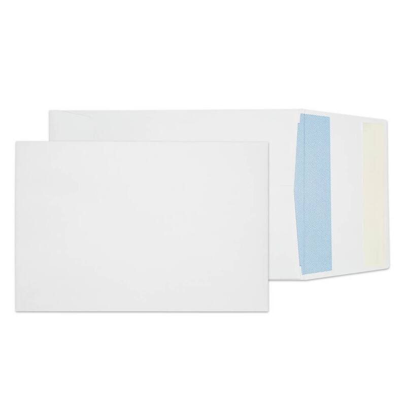 Purely Gusset Envelopes B5 Peel & Seal 178 x 254 x 25 mm Plain 120 gsm White Pack of 125