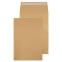Purely Gusset Envelopes C4 Peel & Seal 324 x 229 x 25 mm Plain 130 gsm Manilla Pack of 125