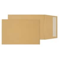 Purely Gusset Envelopes C5 Peel & Seal 229 x 162 x 25 mm Plain 120 gsm Manilla Pack of 125