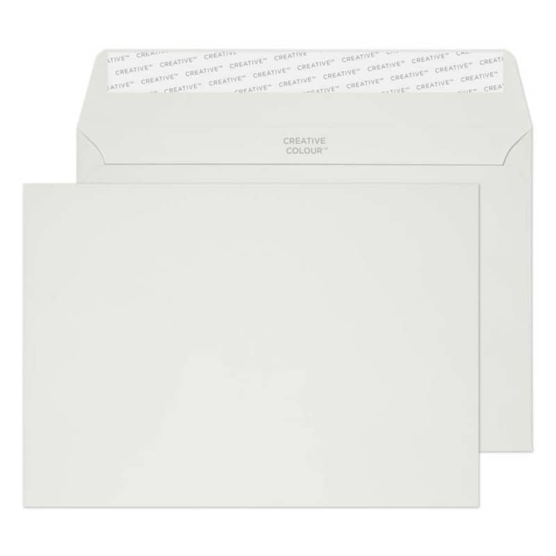 Creative Coloured Envelopes C5 229 (W) x 162 (H) mm Adhesive Strip Grey 120 gsm Pack of 500