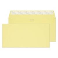 Creative Peel & Seal DL+ Coloured Envelopes Yellow 229 (W) x 114 (H) mm Plain 120 gsm Pack of 500