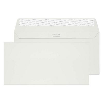 Creative Peel & Seal DL+ Coloured Envelopes Grey 229 (W) x 114 (H) mm Plain 120 gsm Pack of 500