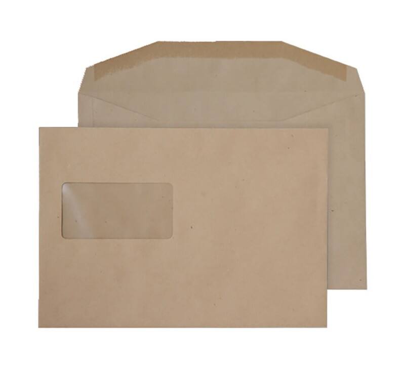 Blake Everyday Mailing Bag Window C5+ 235 (W) x 162 (H) mm Cream 80 gsm Pack of 500