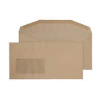 Blake Everyday Mailing Bag Window DL+ 229 (W) x 114 (H) mm Cream 80 gsm Pack of 1000
