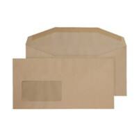 Blake Everyday Mailing Bag Window Non standard 235 (W) x 121 (H) mm Cream 80 gsm Pack of 1000