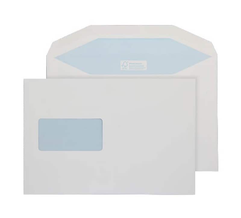 Blake Everyday Mailing Bag Window Non standard 238 (W) x 162 (H) mm White 115 gsm Pack of 500
