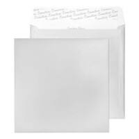 Creative Creative Shine Coloured Envelopes Non standard 220 (W) x 220 (H) mm Adhesive Strip Silver 130 gsm Pack of 250