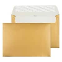 Creative Creative Shine Coloured Envelope C6 162 (W) x 114 (H) mm Adhesive Strip Gold 130 gsm Pack of 500