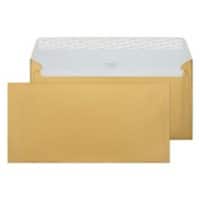 Creative Creative Shine Coloured Envelope DL+ 229 (W) x 114 (H) mm Adhesive Strip Gold 130 gsm Pack of 500