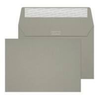Creative Mid Coloured Envelopes Peel & Seal 114 x 162 mm Plain 120 gsm Storm Grey Pack of 500