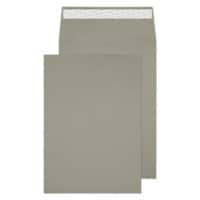 Creative Mid Coloured Gusset Envelopes C4 Peel & Seal 324 x 229 x 25 mm Plain 120 gsm Storm Grey Pack of 125