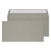 Creative Peel & Seal DL+ Coloured Envelopes Grey 229 (W) x 114 (H) mm Plain 120 gsm Pack of 500