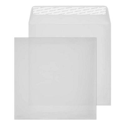 Creative Senses Envelopes Non standard 220 (W) x 220 (H) mm Adhesive Strip White 100 gsm Pack of 250