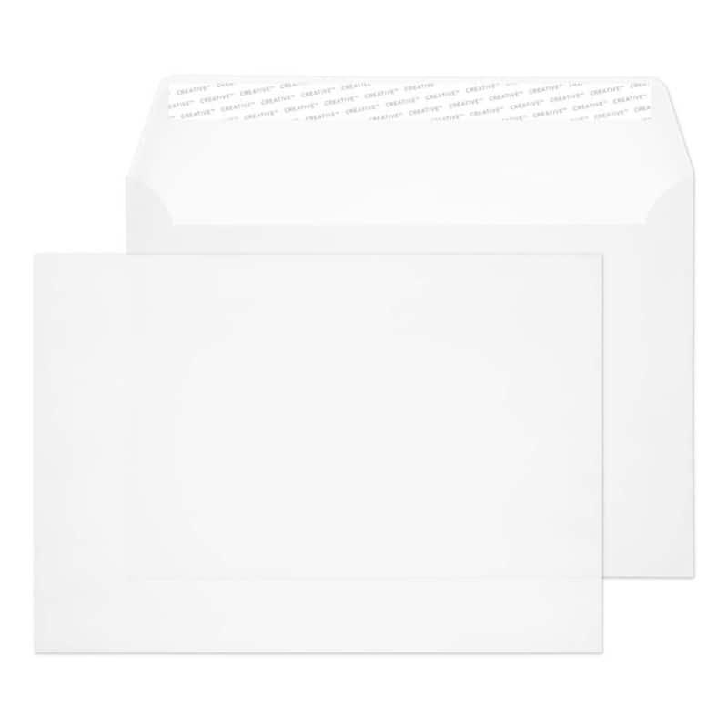 Creative Senses Envelopes C5 229 (W) x 162 (H) mm Adhesive Strip White 110 gsm Pack of 500