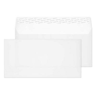 Creative Senses Envelopes DL+ 229 (W) x 114 (H) mm Adhesive Strip White 110 gsm Pack of 250