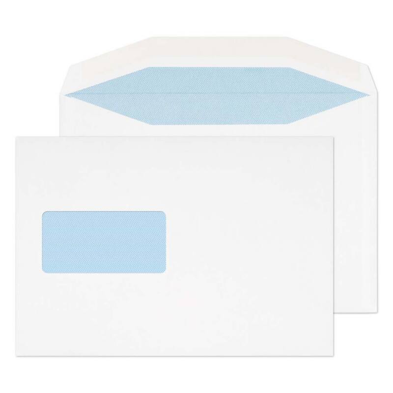 Blake Everyday Mailing Bag Window Non standard 235 (W) x 162 (H) mm White 110 gsm Pack of 500