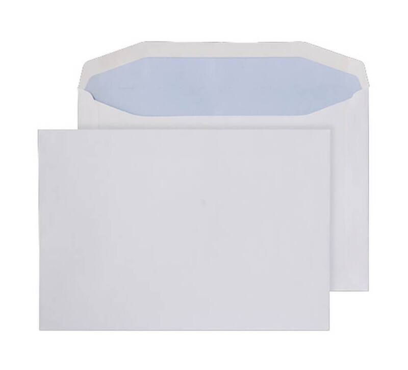 Purely Mailing Bag B5 Gummed 178 x 254 mm Plain 90 gsm White Pack of 500